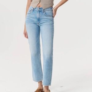 rag & bone harlow mid-rise straight leg jean 23